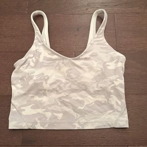 Grey and white camo Lululemon align tank